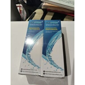 Lot of 2 New Ice Pure RWF0900A  Refrigerator Water Filter